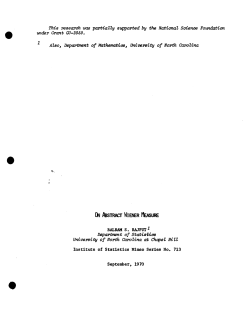Rajput, B.S.; (1970)On abstract Wiener measures."