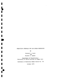 Scott, A.J. and Simons, M.J.; (1970)Prediction intervals for log-linear regression."