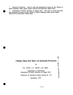 Arrow, K.J., Gould, F.J. and Howe, S.M.; (1971)A general saddle-point result for constrained optimizations."