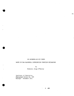 O'Reilly, F.J.; (1971)On goodness-of-fit tests based on Rao-Blackwell distribution function estimators." Thesis.