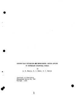 Manson, A.R., Hader, R.J. and Karson, M.; (1972)Minimum bias estimation in experimental design applied to univeriate polynomial models."