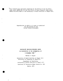 Rajput, Balram; (1973)Equivalent Gaussian measures whose R-N derivative is the exponential of a diagonal form."