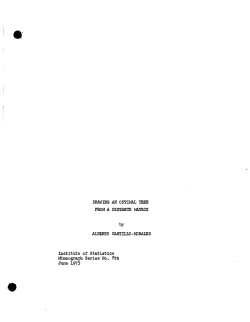 Castillo-Morales, A.; (1973).Drawing an optimal tree from a distance matrix."