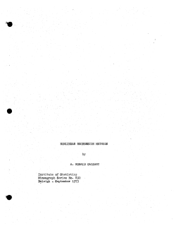 Gallant, A.R.; (1973)Nonlinear regression methods."