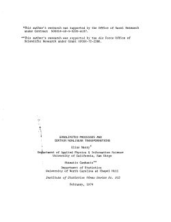 Masry, E. and Cambanis, S.; (1974).Bandlimited processes and certain nonlinear transformations."