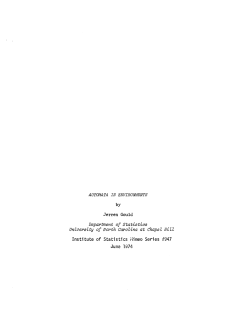 Gould, Jerren; (1974)Automata in environments."