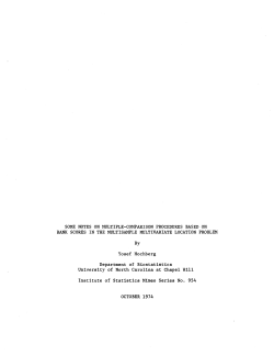 Hochberg, Y.; (1974)Some notes on multiple-comparison procedures based on rank scores in the multisample location problem."