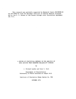 Landis, J.R. and Koch, G.G.; (1974).A review of statistical methods in the analysis of data arising from observer reliability studies."