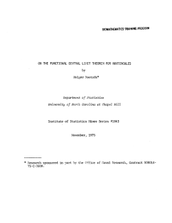 Rootzen, H.; (1975).On the functional central limits theorem for martingales."