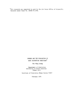 Leung, Hoi Ming; (1976)Bounds and the evaluation of rate distortion functions." with batch arrivals."