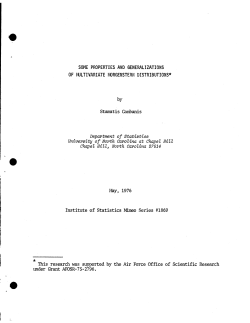 Cambanis, Stamtis; (1976)Some properties and generlaities of multivariate Norgenstern distributions."