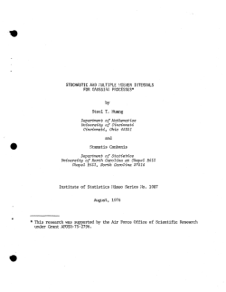 Huang, Steel T. and Stamatis Cambanis; (1976)Stochastic and Multiple Wiener Integrals for Gaussian Processes."