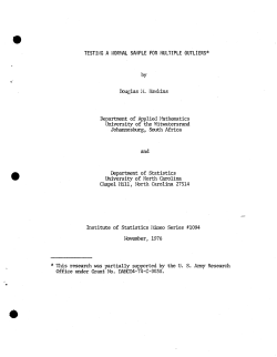 Hawkins, Douglas M.; (1976)Testing a Normal Sample for Multiple Outliers."