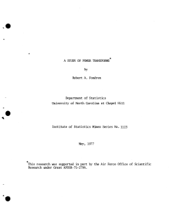Fondren, R.A.; (1977)A Study of Power Transforms."