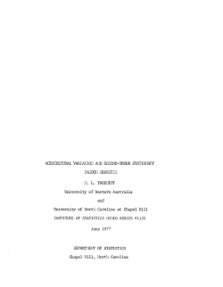 Thornett, M.L.; (1977)Agricultural Variation and Second-Order Stationary Random Measures."