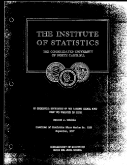 Carroll, R.J.; (1977).On Sequential Estimation of the Largest Normal Mean When The Variance is Known."