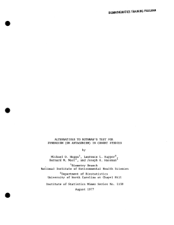 Hogan, M.D., Kupper, L.L., Most, B.M., and Haseman, J.K.; (1977)Alternatives to Rothman's Test for Synergism (or Antagonism) in Cohort Studies."