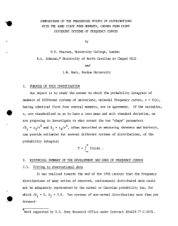 Pearson. E.S., Johnson, N.L., Burr, I.W.Comparisons of the Percentage Points of Distributions with the same First Four Moments, Chosen from Eight Different Systems of Frequency Curves."