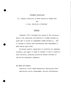 Johnson, N.L. and Kotz, S.Dependent Relevations."