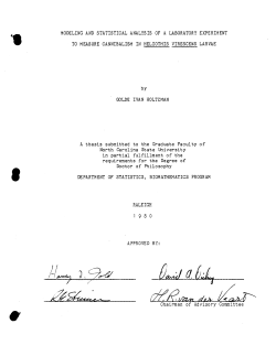 Holtzman, Golde Ivan; (1980)Modeling and Statistical Analysis of a Laboratory Experiment to Measure Cannibalism in Heliothis Virescens Larvae."