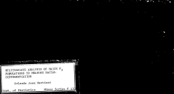 Martinex, Orlando J.Multivariate Analysis of Maixe F-squared Populations to Measure Racial Differentation."