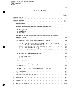 Reynolds, John.Genetic Distance and Coancestry."