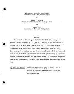 Johnson, N. L. and Kotz, SamuelMultivariate Dependent Relevations with Applications, and Related Topics."