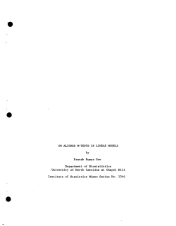 Sen, P. K.On Aligned M-Tests in Linear Models."