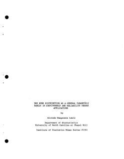 Lewis, A. W.; (1981)The Burr Distribution as a General Parametric Family in Survivorship and Reliability Theory Applications."