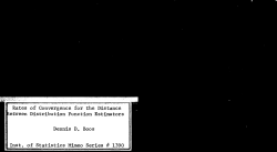 Boos, Dennis D.anRates of Convergence for the Distance Between Distribution Function Estimators."