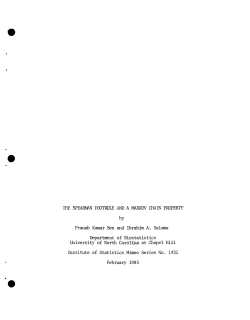 Sen, Pranab Kumar and Salama, Ibrahim A.; (1983).The Spearman Footrule and a Markov Chain Property."