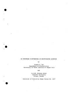 Sen, Pranab K. and Saleh, A.K.Md. EhsanesOn Shrinkage R-Estimators of Multivariate Location."