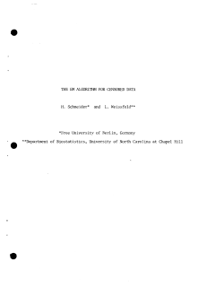 Schneider, H. and Weissfeld, L.The EM Algorithm for Censored Data."