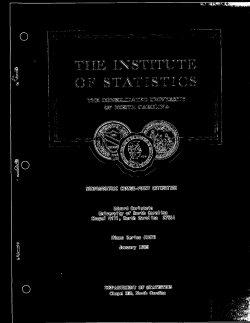 Carlstein, Edward; (1985).Nonparametric Change-Point Estimation."