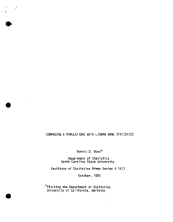 Boos, Dennis D.; (1982)Comparing K Populations with Linear Rank Statistics."