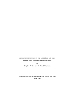 Nychka, Douglas and A. Ronald Gallant.; (1984)Density in a Censored Regression Model."