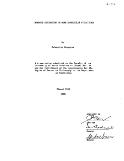 Sengupta, Debapriya; (1988).Improved Estimation in Some Nonregular Situations."