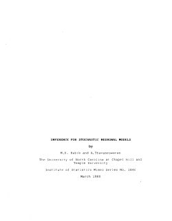 Habib, M.K. and Thavaneswaran, A.; (1988).Inference for Stochastic Neuronal Models."