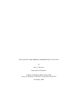 Monahan, John F.; (1989)Evaluating the Smirnov distribution function."