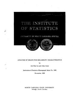 Lu, J. C. and John Jones; (1990)Analysis of Signal and Noises from Unreplicated Factorial Experiments via Graphical Procedures."