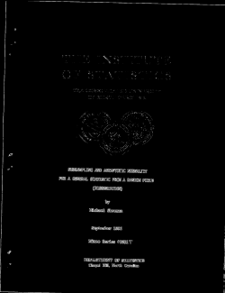 Sherman, Michael; (1992).Subsampling and Asymptotic Normality for a General Statistics from a Random Field."