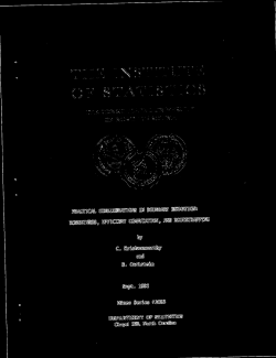 Krishnamoorthy, Charu and Carlstein, Ed; (1992).Practical Considerations in Boundary Estimation: Robustness, Efficient Computation, and Bootstrapping."