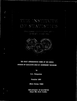 Fotopoulos, S.B.; (1992).The Exact Approximation Order of the Random Maximum of Cumulative Sums of Independent Variables."