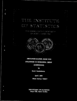 Benchekroun, Kamal; (1993).Association-Balanced Arrays with Applications to Experimental Design." (dissertation)