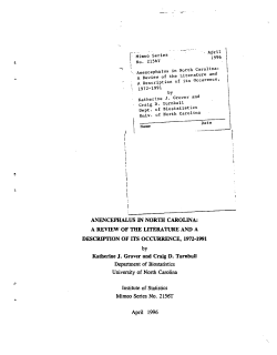 Grover, Katherine J. and Turnbull, Craig D.; (1996).Anencephalus in North Carolina: A Review of the Literature and a Description of its Occurrence, 1972-1991."
