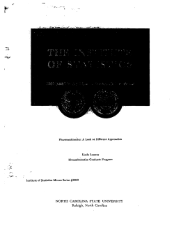 Lunney, Linda; (1992)Pharmacokinetics: A Look at Different Approaches."