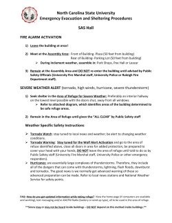 SAS Emergency Procedures