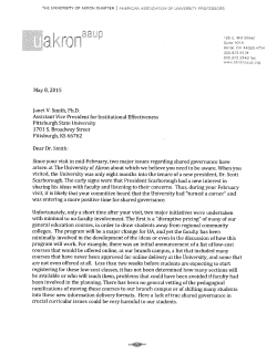 Akron-AAUP Complaint to HLC