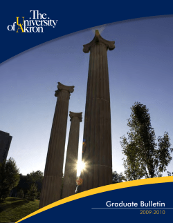 2009-2010 Graduate Bulletin