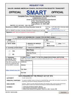 Navy Marine SMART Form